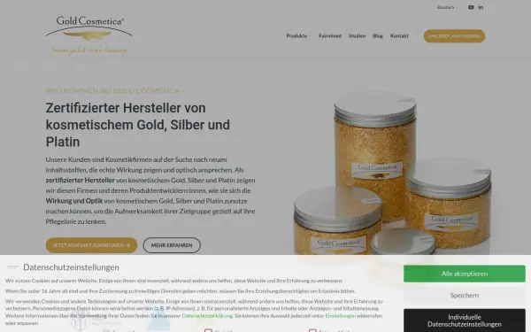 www.gold-cosmetica.de