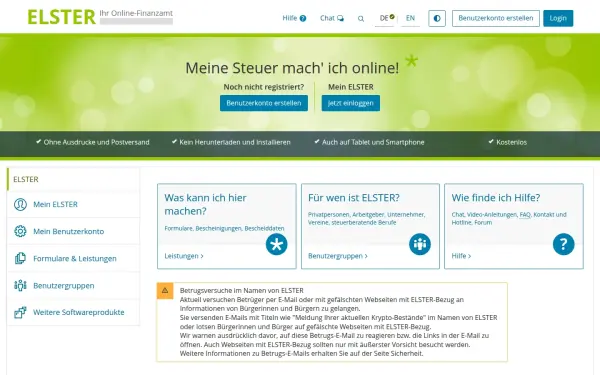 www.elster.de