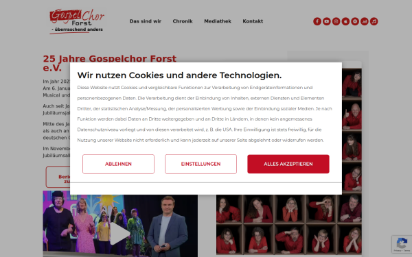 gospelchor-forst.de