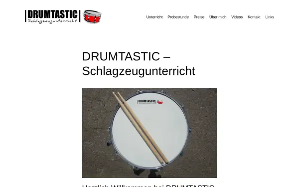 www.drumtastic-schlagzeugunterricht.de