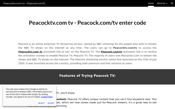 www.peac0ck-tv.com