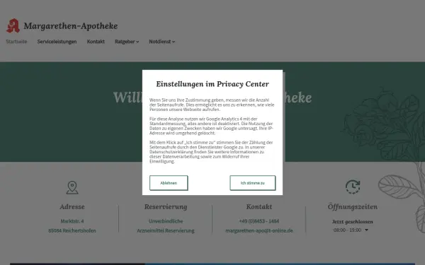 www.margarethen-apotheke-reichertshofen.de