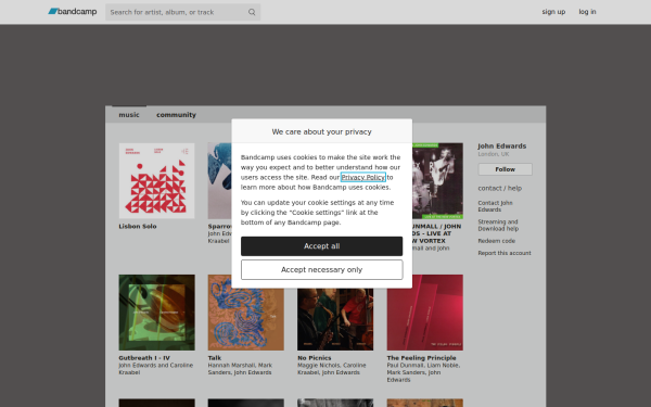 johnedwards.bandcamp.com