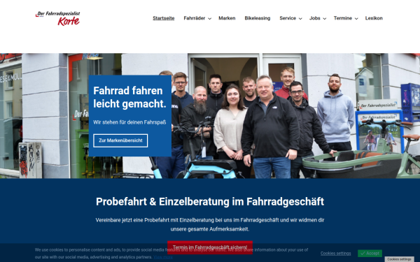 fahrrad-korte.de