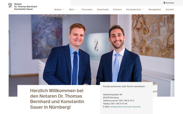 www.notare-bernhard-sauer.de