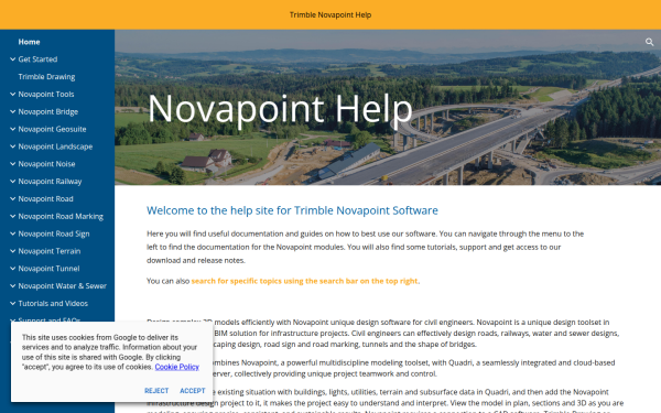 novapointhelp.trimble.com