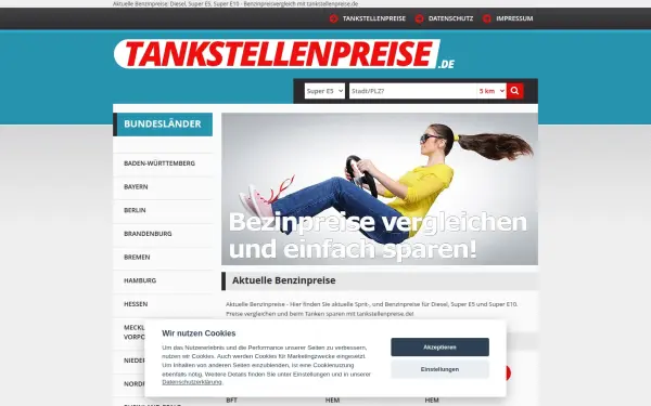 www.tankstellenpreise.de