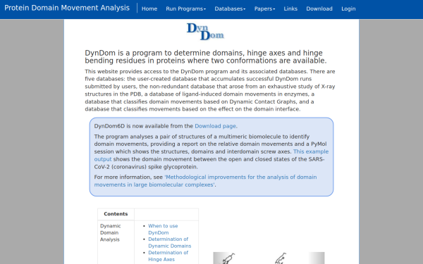 dyndom.cmp.uea.ac.uk