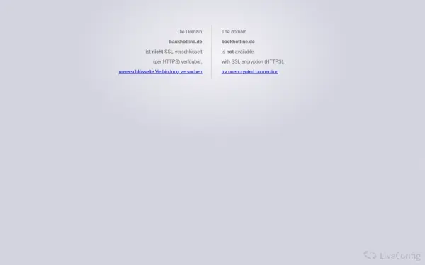 backhotline.de