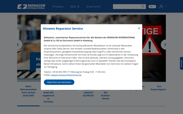 monacor-webshop.de