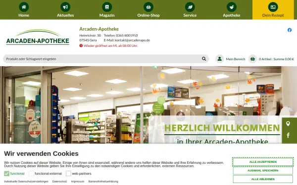 www.arcaden-apotheke-gera.de