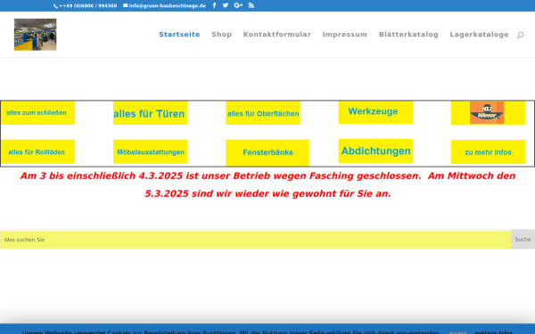 www.gruen-baubeschlaege.de