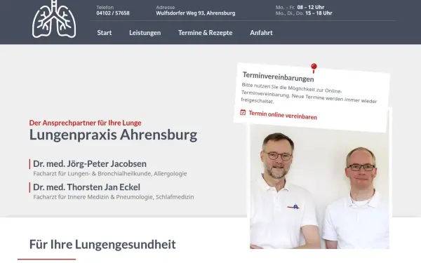 lungenpraxis-ahrensburg.de