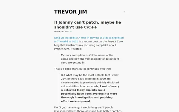 trevorjim.com