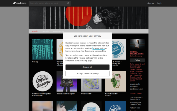 cinthie803.bandcamp.com