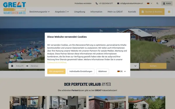 www.greatferienhauser.de