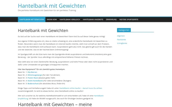 www.hantelbank-mit-gewichten-test.de