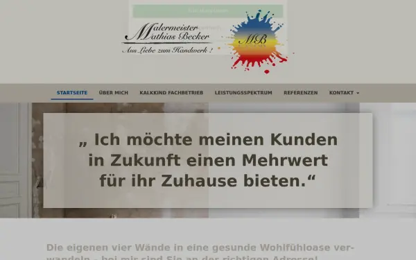 malermeisterbecker.de
