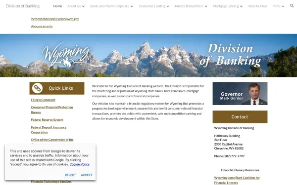 wyomingbankingdivision.wyo.gov