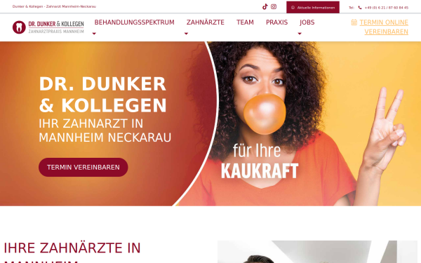 www.zahnarztpraxis-dunker.de