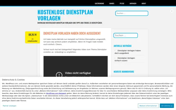dienstplanvorlage.de