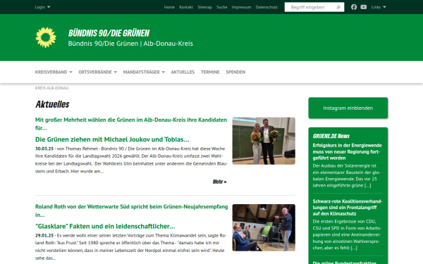 gruene-alb-donau.de