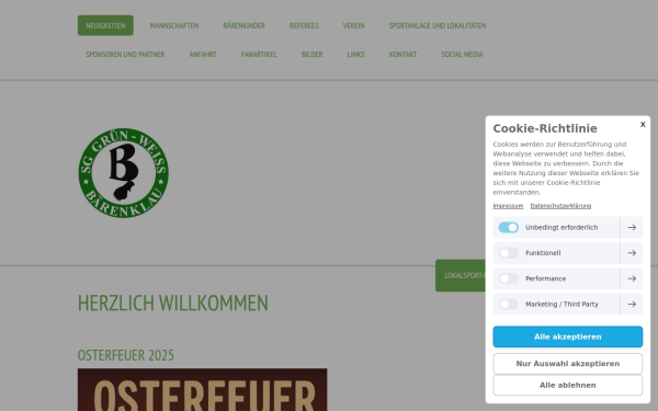 www.gruen-weiss-baerenklau.de