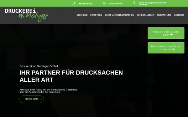 www.druckerei-medinger.de