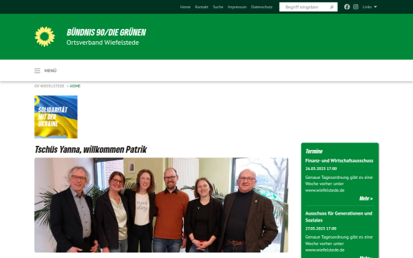 www.gruene-wiefelstede.de