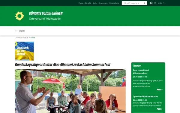 www.gruene-wiefelstede.de