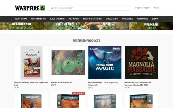 warpfireminis.com