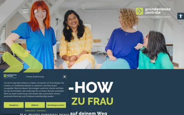 gruenderinnenzentrale.de
