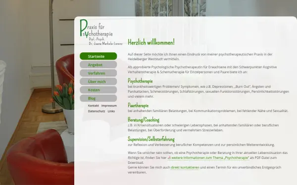 psychotherapie-markela.de