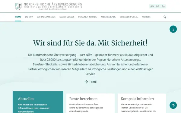 www.nordrheinische-aerzteversorgung.de