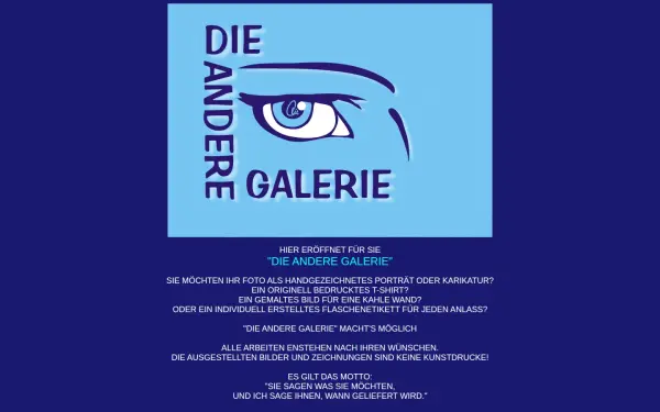 dieanderegalerie.de