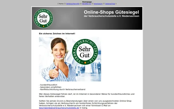 verbraucher-siegel.verbraucherschutzstelle-niedersachsen.de