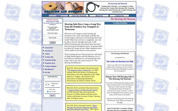 hearingaidmuseum.com