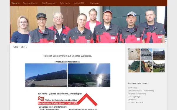 www.dachdeckerei-josiger.de