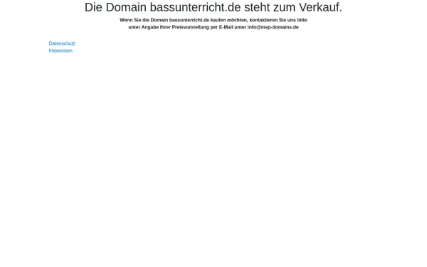 bassunterricht.de