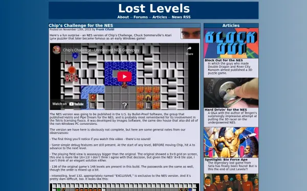 www.lostlevels.org