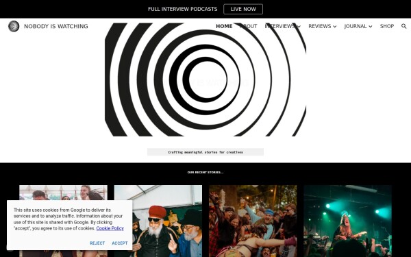 www.nobodyiswatching.co.uk