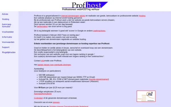 profhost.nl