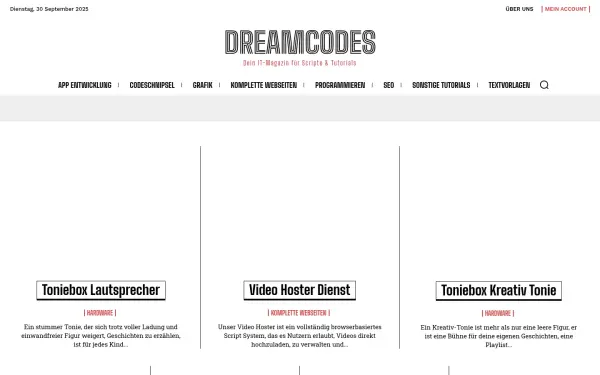 www.dreamcodes.net