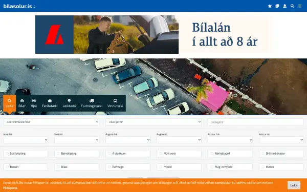 bilasolur.is