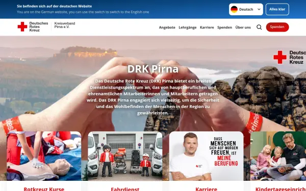 www.drkpirna.de