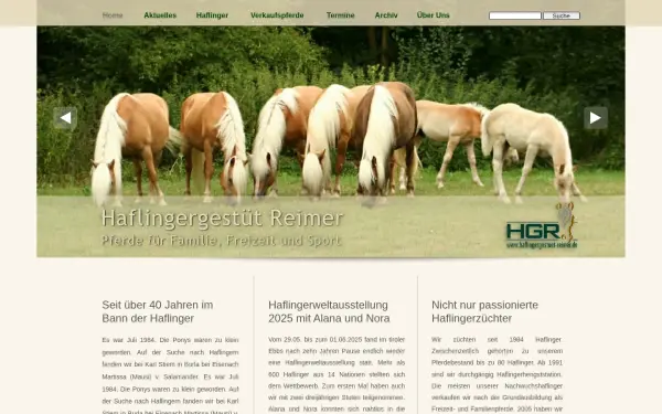 haflingergestuet-reimer.de