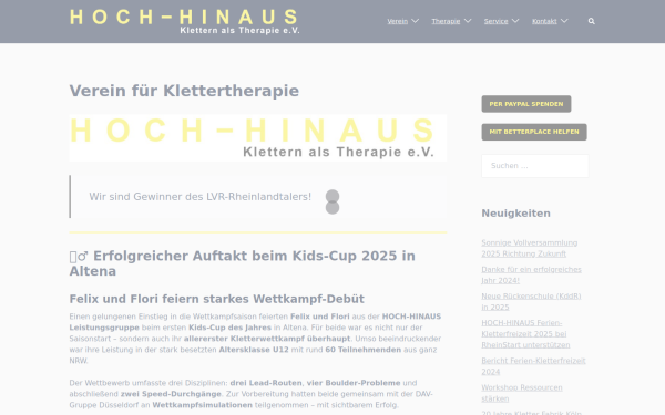 www.kletternalstherapie.de