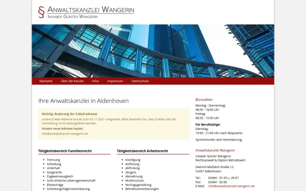 www.anwaltskanzlei-wangerin.de