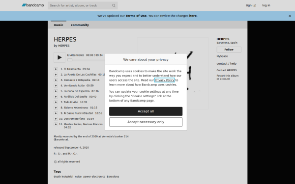 herpes.bandcamp.com