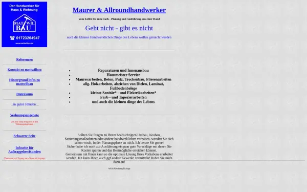 mattwilbau.de